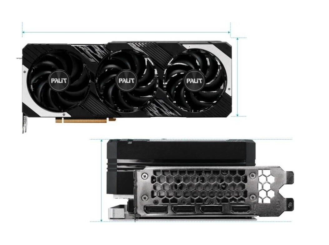 Видеокарта Palit GeForce RTX 4070 Ti GamingPro OC 12GB доставка