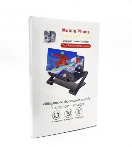 Подставка-увеличитель для смартфона Enlarged Magnifier 8D (Black) - фото №5 Подставка-увеличитель для смартфона Enlarged Magnifier 8D (Black) онлайн