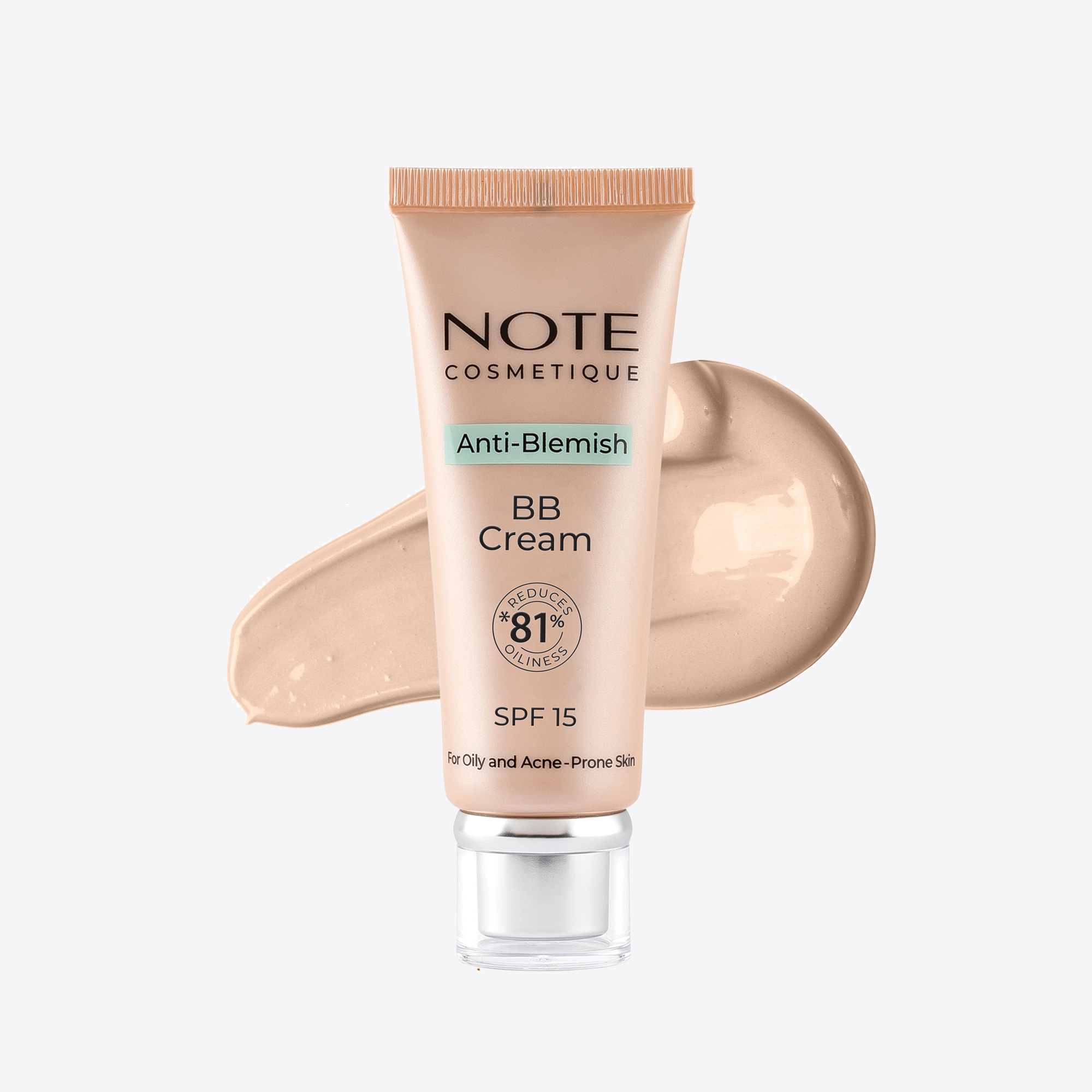NOTE BB CREAM ANTI BLEMISH 02 (30 ml) tonal kremi O'zbekistonda