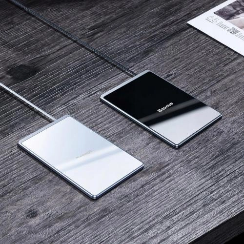 Беспроводная зарядка Baseus Card Ultra-thin Wireless Charger 15W (with USB cable 1m) купить