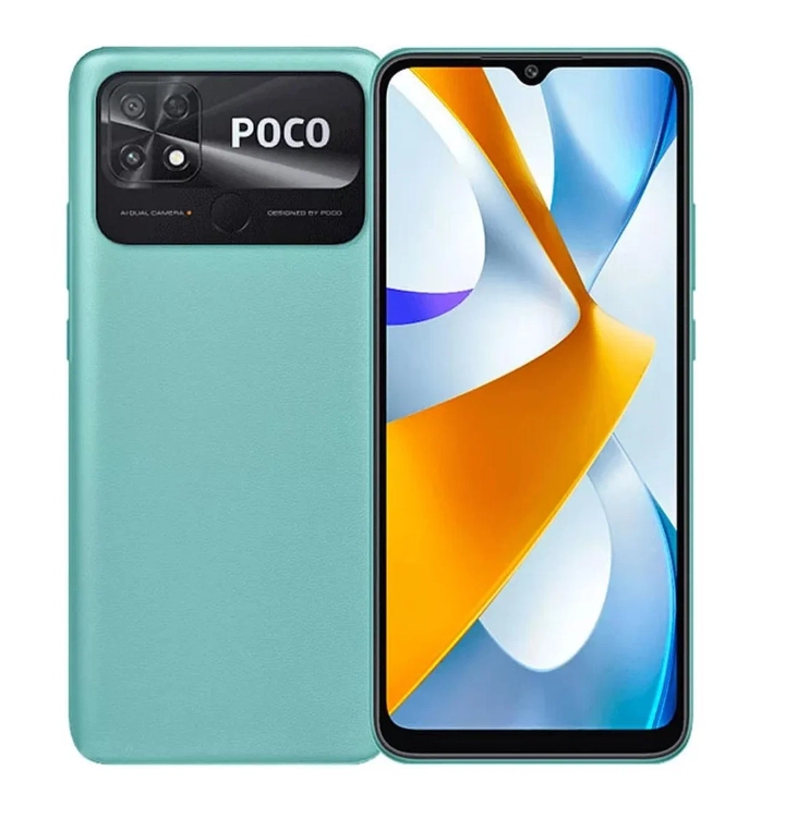 Смартфон Xiaomi Poco С40 4/64GB Coral Green купить