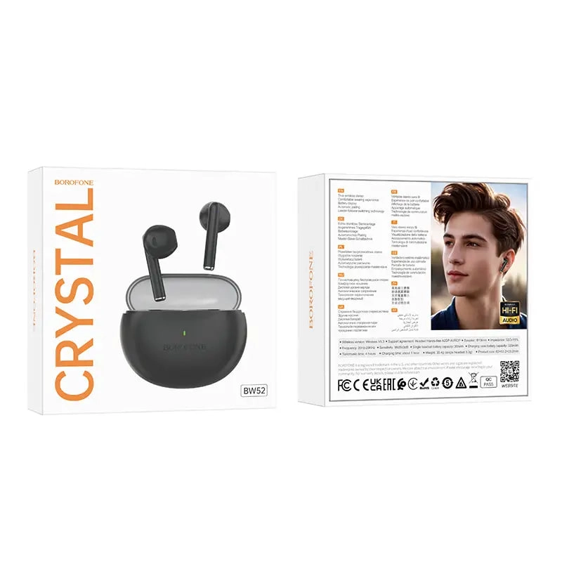 Беспроводные наушники Borofone BW52 черные в Узбекистане