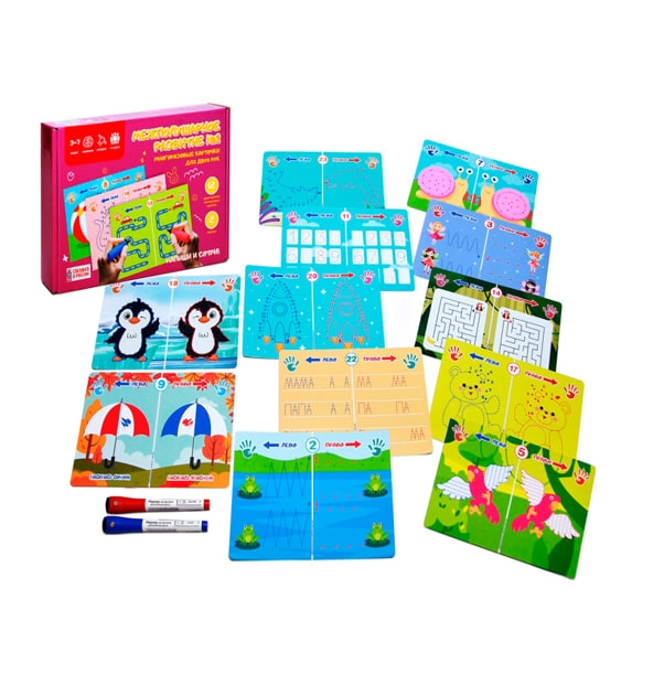 "Межполушарное развитие 2" дидактическая игра с маркерами Р94392 купить