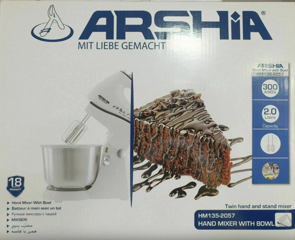 Arshia HM135-2057 qo'l mikseri onlayn