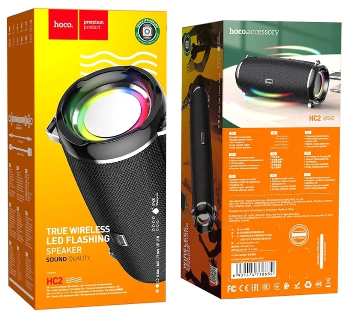 Hoco HC2 Black ko&lsquo;chma akustikasi arzon