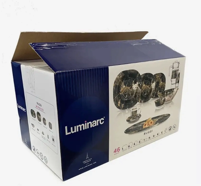 Luminarc Neo Carina Ruggi 46 ta element Stol servisi (V0765) arzon