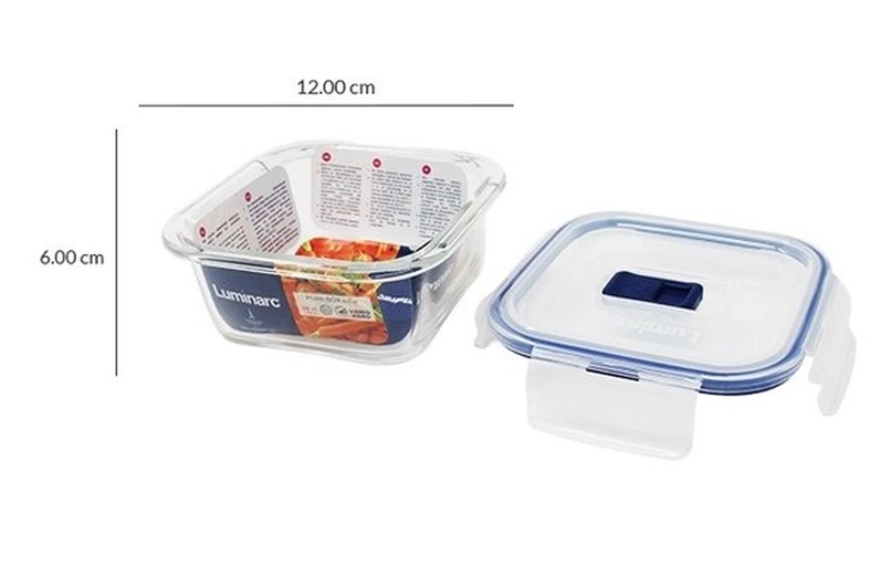 Luminarc Pure Box Active konteyneri 380 ml (P3550) arzon