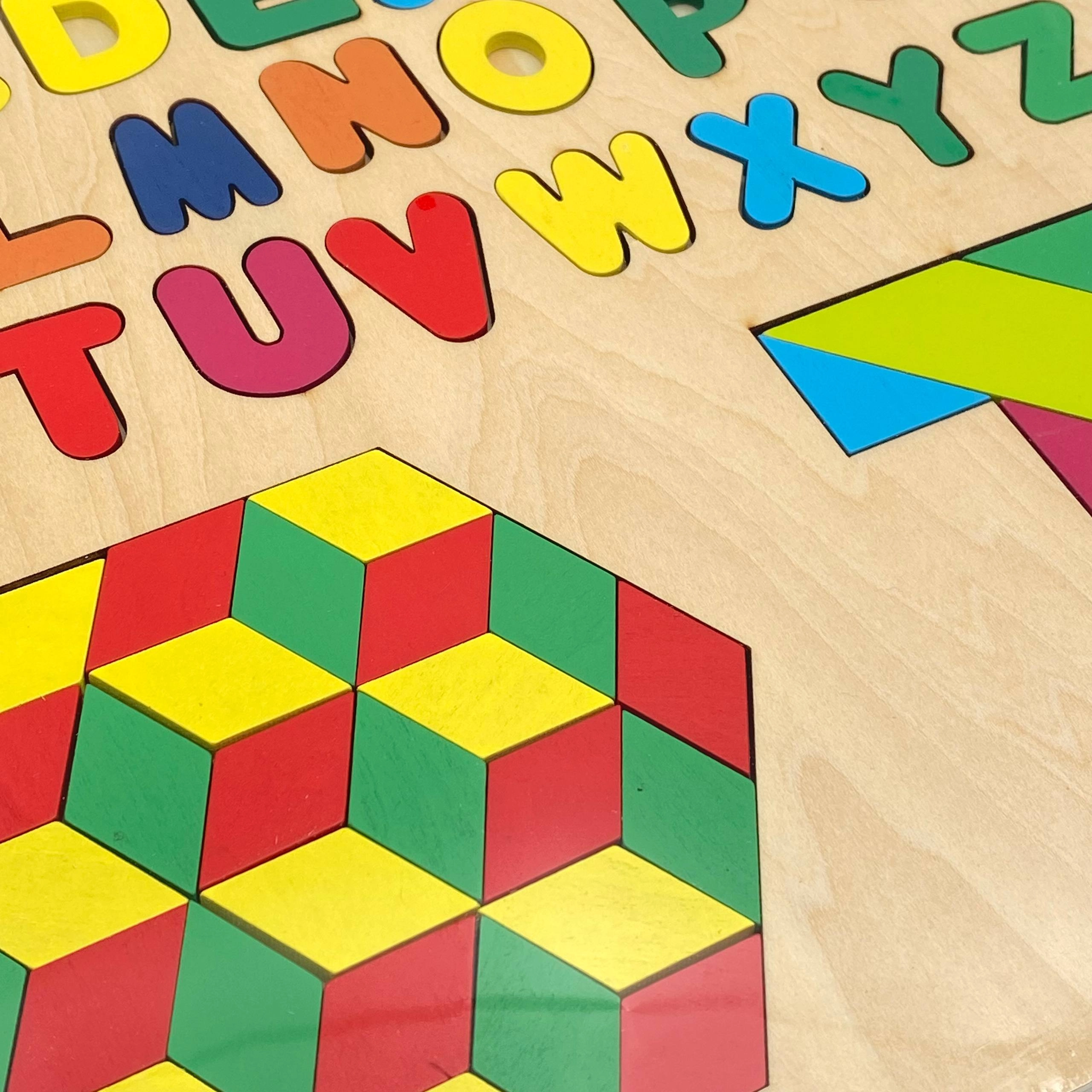 Taxta pazl: Harflar va shakllar O'zbekistonda