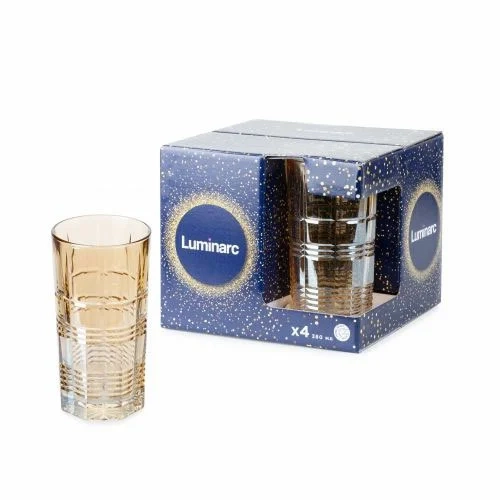 Стакан высокий "Зальцбург" Luminarc 380мл 6шт, золото купить