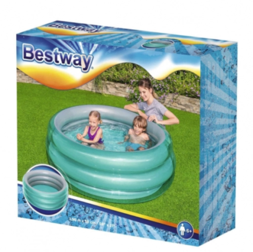 Bestway «Metallik» 150x53 sm 51041 bolalar uchun shishiriladigan basseyni arzon