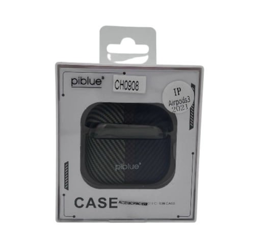 Чехол для наушников на AirPods 3 Piblue CH0908 (зелёный, чёрный) в Узбекистане