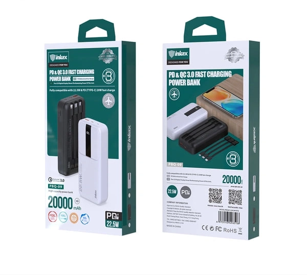 Внешний аккумулятор Inkax PBQ09, 20000 мА/ч онлайн