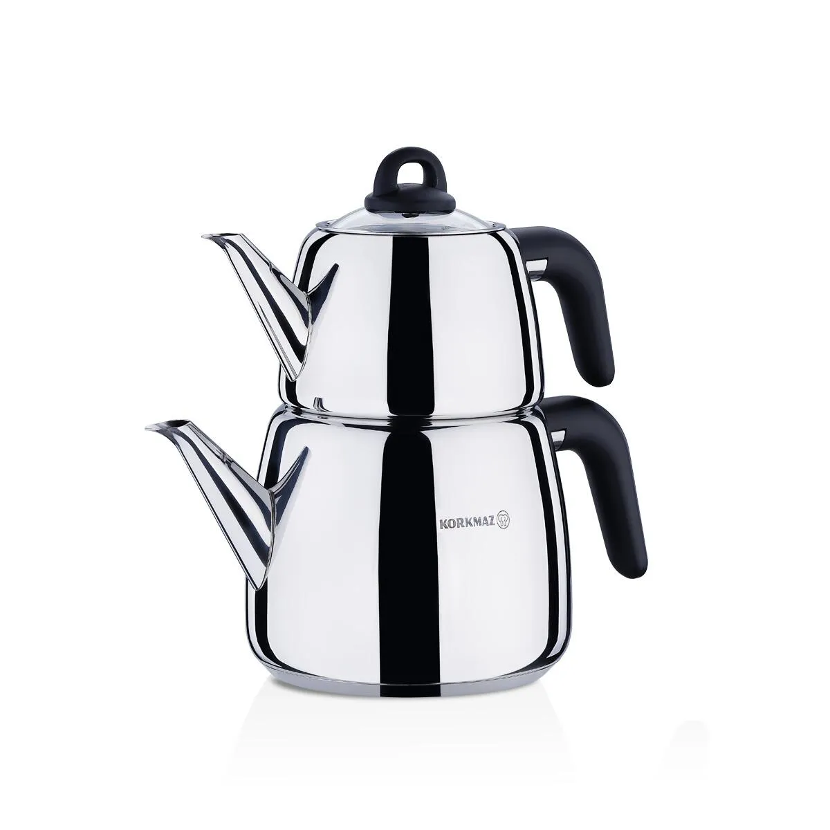 Korkmaz Bella Nora ikki qavatli choynagi 2 l A045 sotib olish