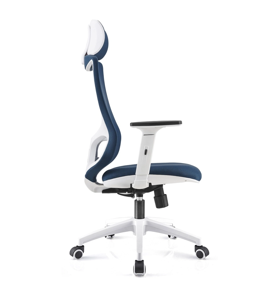 Кресло для персонала FLEXION бело-синий купить