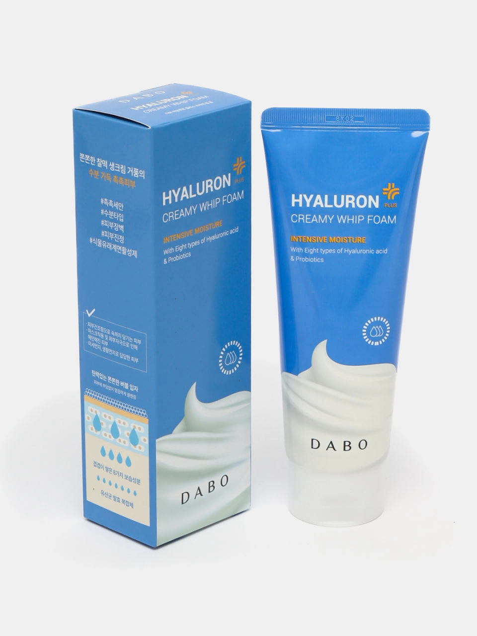 ПЕНКА ДЛЯ УМЫВАНИЯ -Dabo Foam Hyaluron Plus Creamy Whip 150 ml. купить