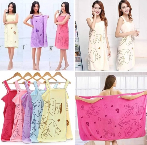 Love – ayollar uchun mikrofibradan ishlangan sochiq-xalat sotib olish