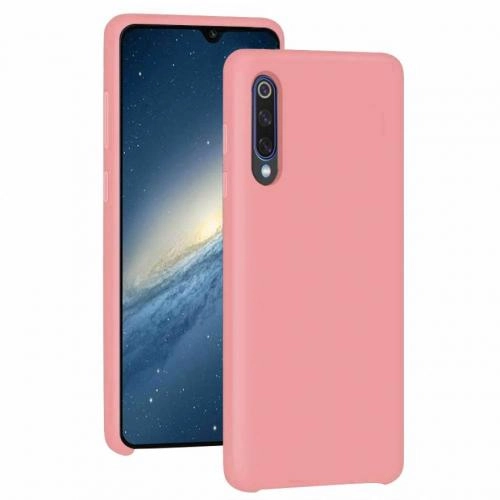 Чехол Silicone cover для Xiaomi Mi9 SE, розовый купить