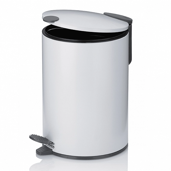 KELA Mats 3,0 l hajmli oq pedaali axlat chelak 23613 arzon