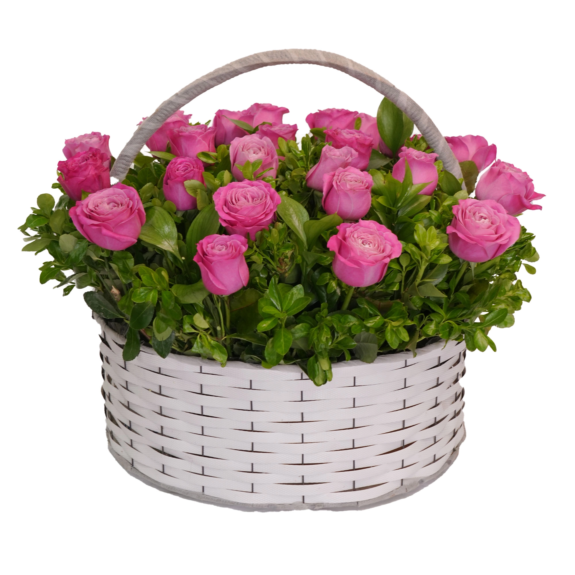 "Atirgul Alfa" gul kompozitsiyasi (25 dona) arzon