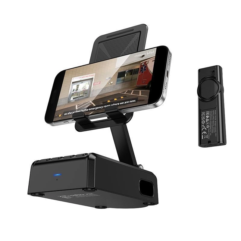 Simsiz portativ kolonka Hoco HC45 smartfon tutqichi bilan , Black arzon