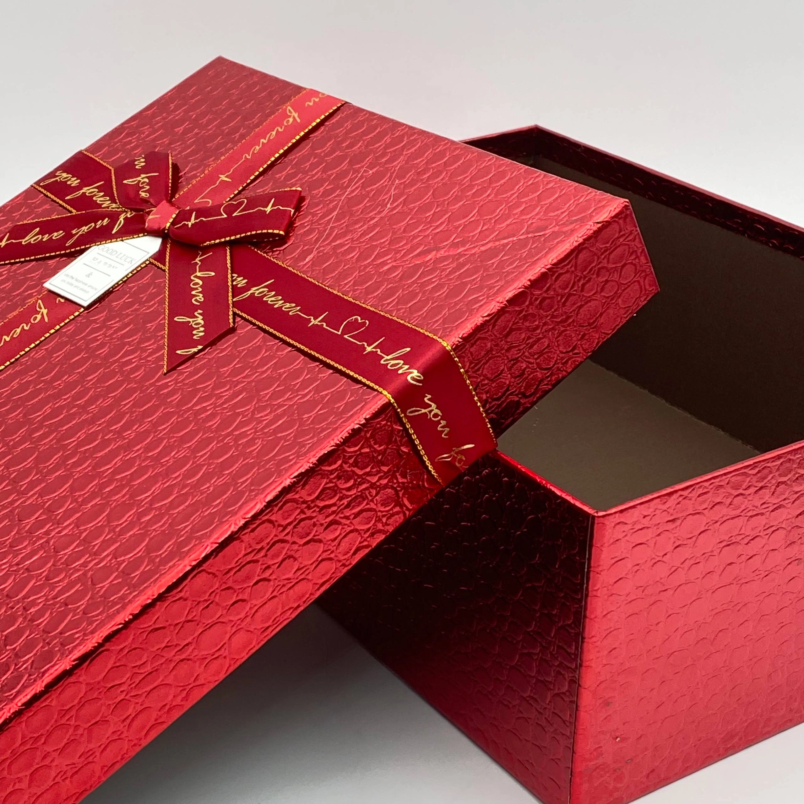 Подарочная коробка красный, Большой (33 &times; 25 &times; 11 см) недорого