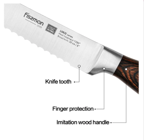 FISSMAN 2543 LORZE 20 sm non pichog‘i O'zbekistonda