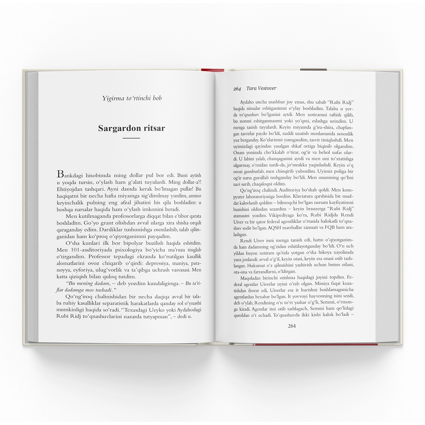 Tara Vestover: Talaba (Qattiq muqova) yetkazib berish