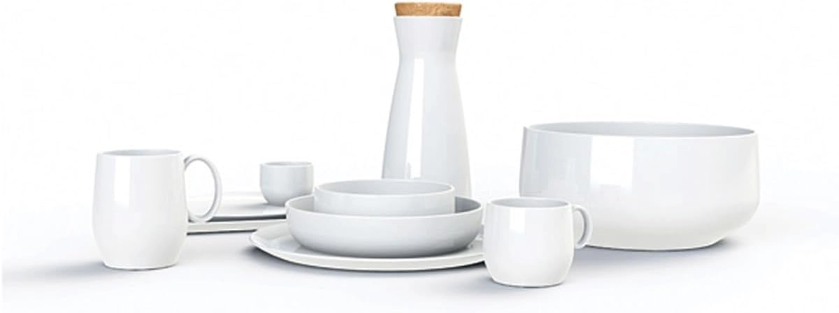 Médard de Noblat Yaka Blanc  nonushta uchun idishlar to'plami MY00CCB0001BD arzon