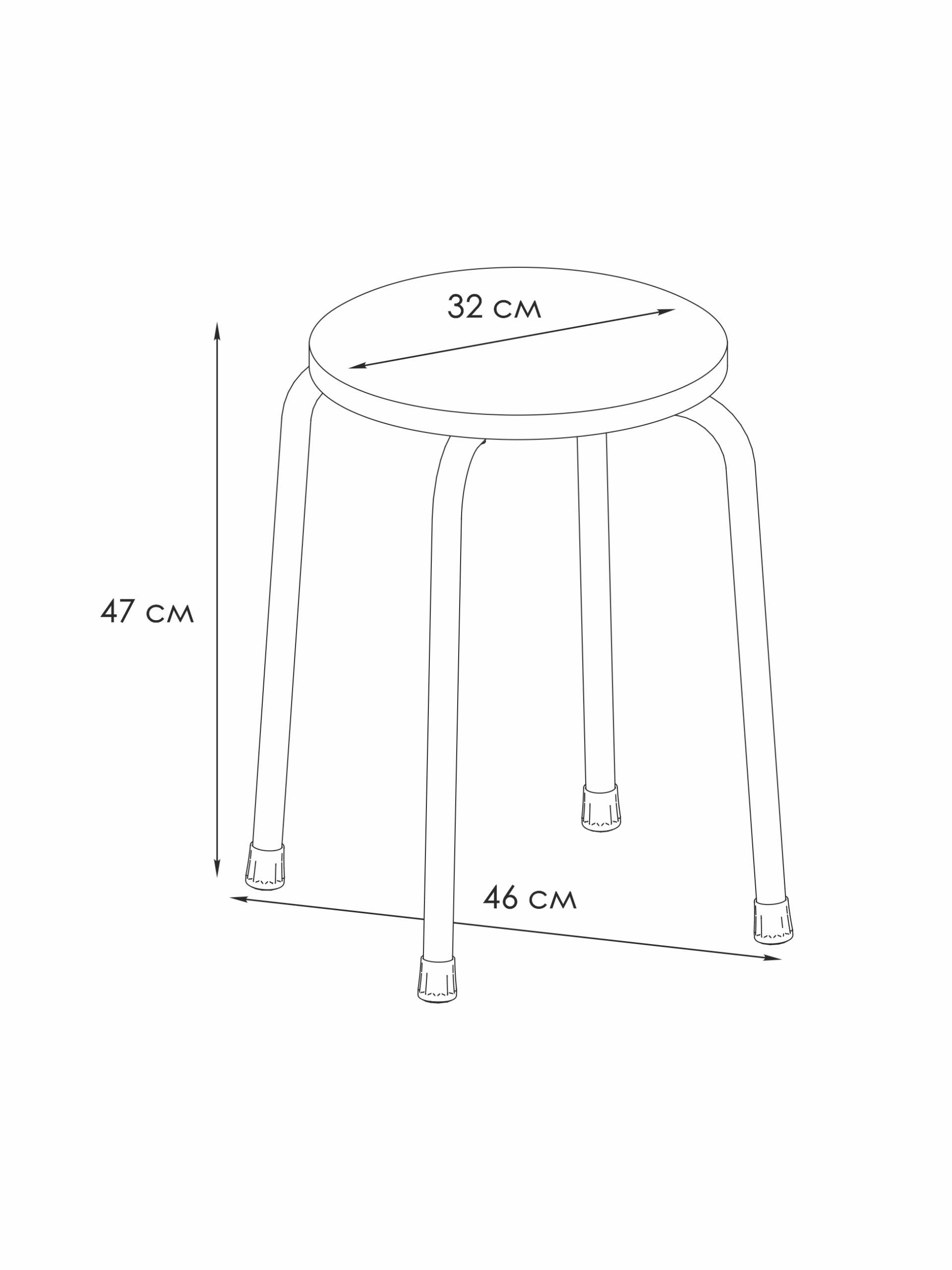 Табурет круглый Пенёк легкий 180 (коричневый) недорого