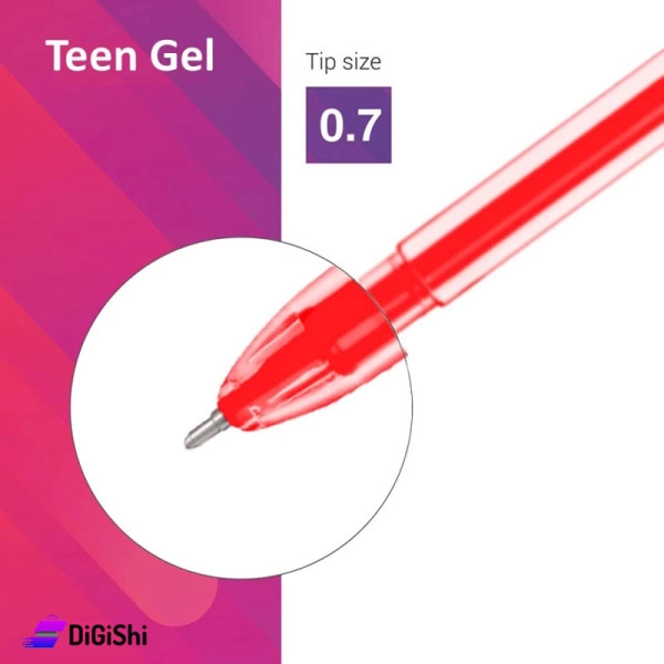 Claro Teen Gel gelli ruchkasi (qizil, dona) O'zbekistonda