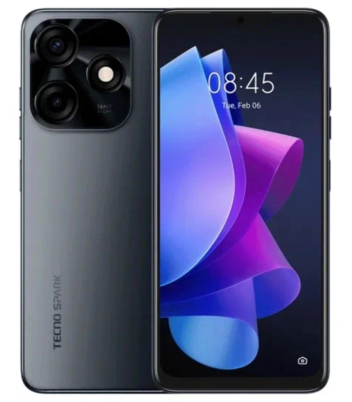 Смартфон TECNO Spark 10C 4/128GB Чёрный - фото №2 Смартфон TECNO Spark 10C 4/128GB Чёрный купить