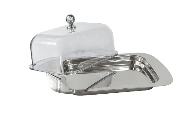 FISSMAN qopqoqli sariyog‘ idishi, 18x12x7 sm O'zbekistonda