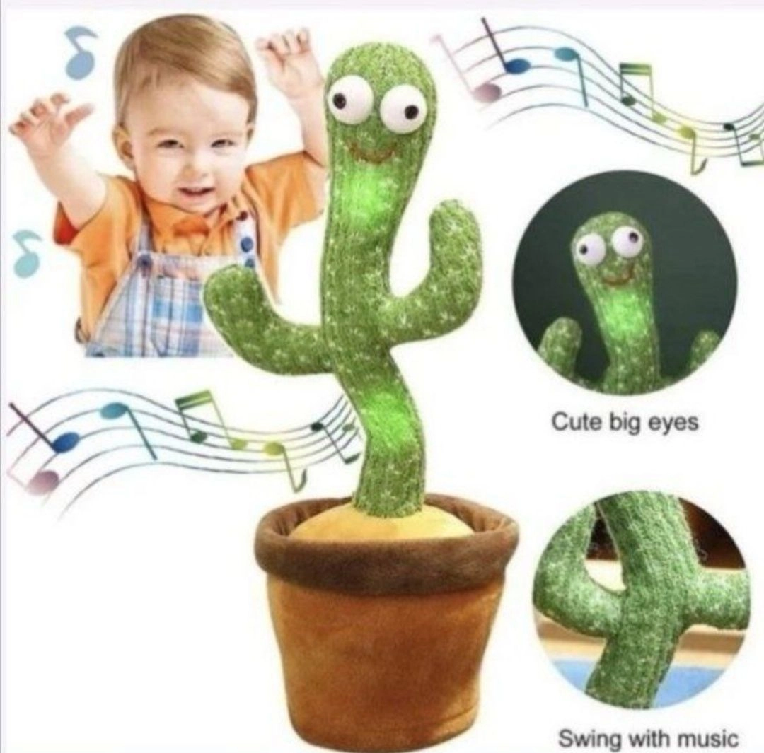 Raqsga tushuvchi kaktus elektr o'yinchog'i (musiqali gapiradigan) NT009 onlayn