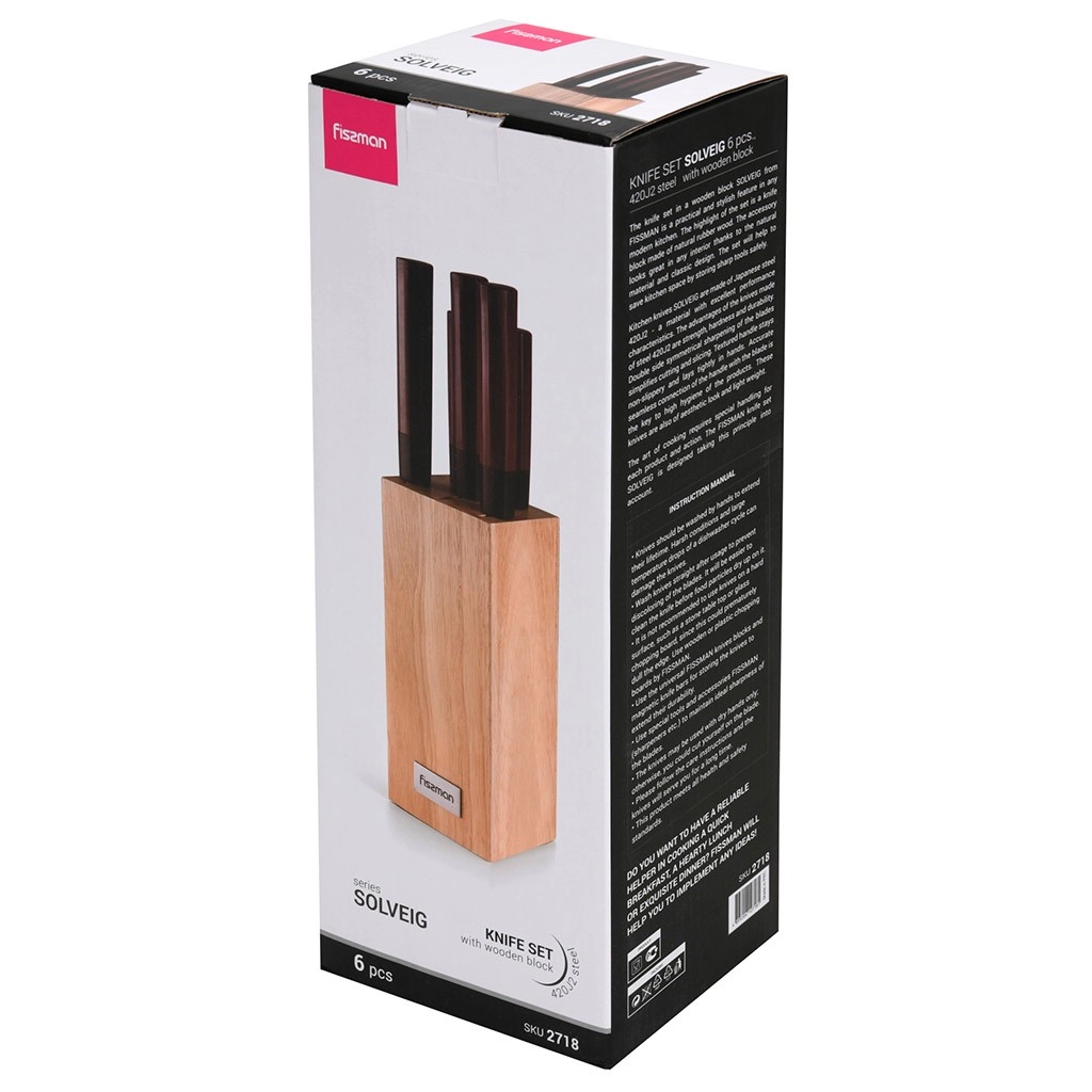 Fissman Solveig 6 ta pichoqlar to‘plami rasm bilan