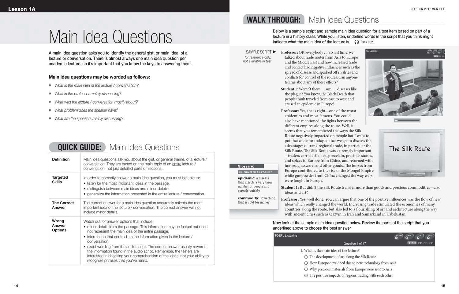 TOEFL Listening and Speaking Skills: TOEFL iBT 100+ (B1+) onlayn