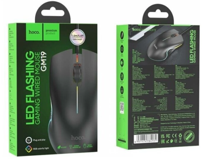 Проводная мышь Hoco GM19 онлайн