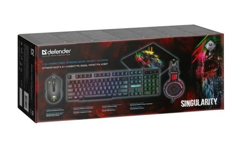 Defender Singularity MKP-118 Black USB o‘yin to‘plami onlayn