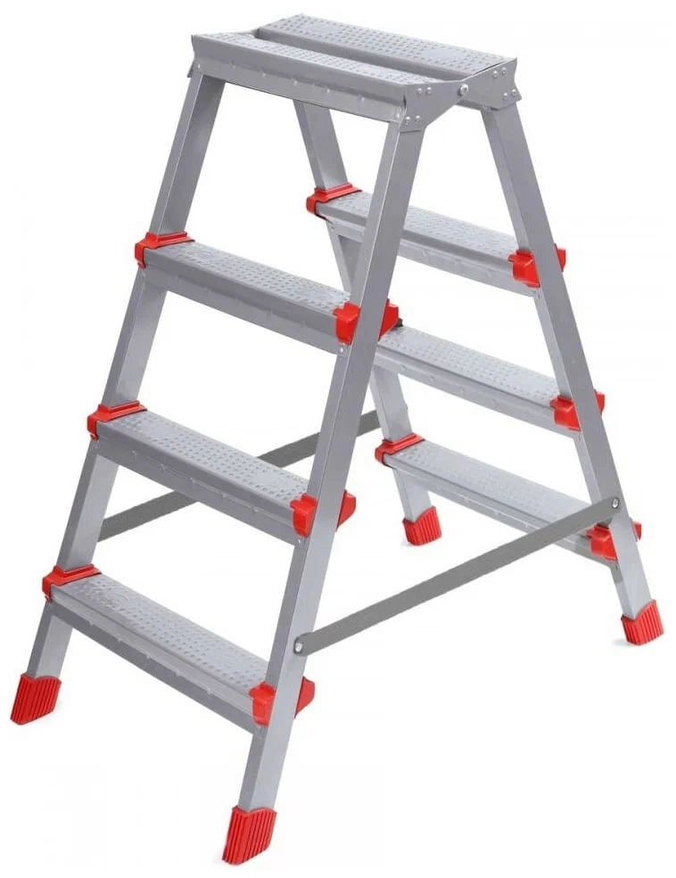 Стремянка двухсторонняя Nika ННДС4 4 ступенчатая купить