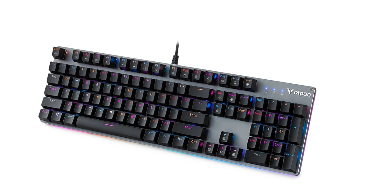Клавиатура Rapoo V520RGB Alloy чёрный недорого