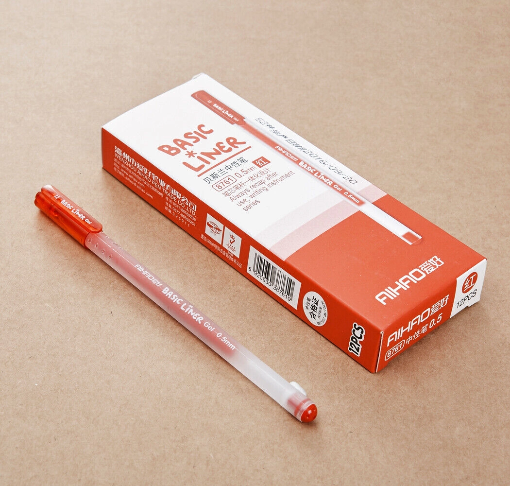 Basic liner gelli ruchkasi (qizil, dona) arzon