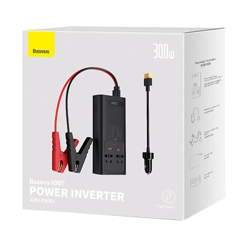 Сетевой фильтр для авто Baseus IGBT Power Inverter 300W - фото №6 Сетевой фильтр для авто Baseus IGBT Power Inverter 300W рассрочка