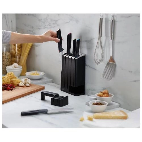 Набор ножей Joseph Joseph Elevate™ Knives SlimBlock из 5 предметов со съемной точилкой 10537 рассрочка
