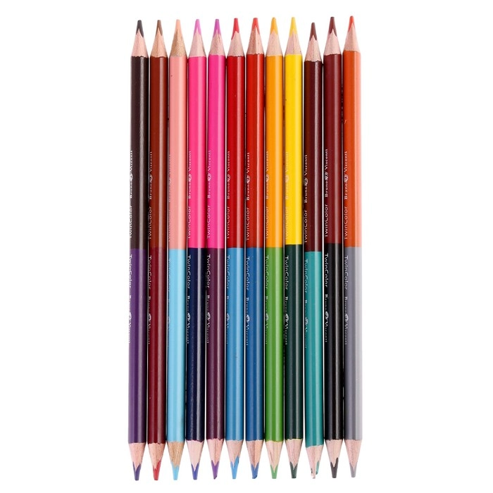 Цветные двусторонние карандаши Monet Colored DUO Pencils купить