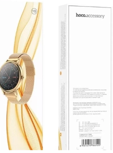 Hoco Y8 Rose Gold smart-soati narxi