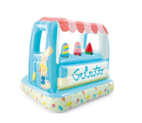 Игровой центр-домик "Мороженое" с бассейном Intex 48672 онлайн