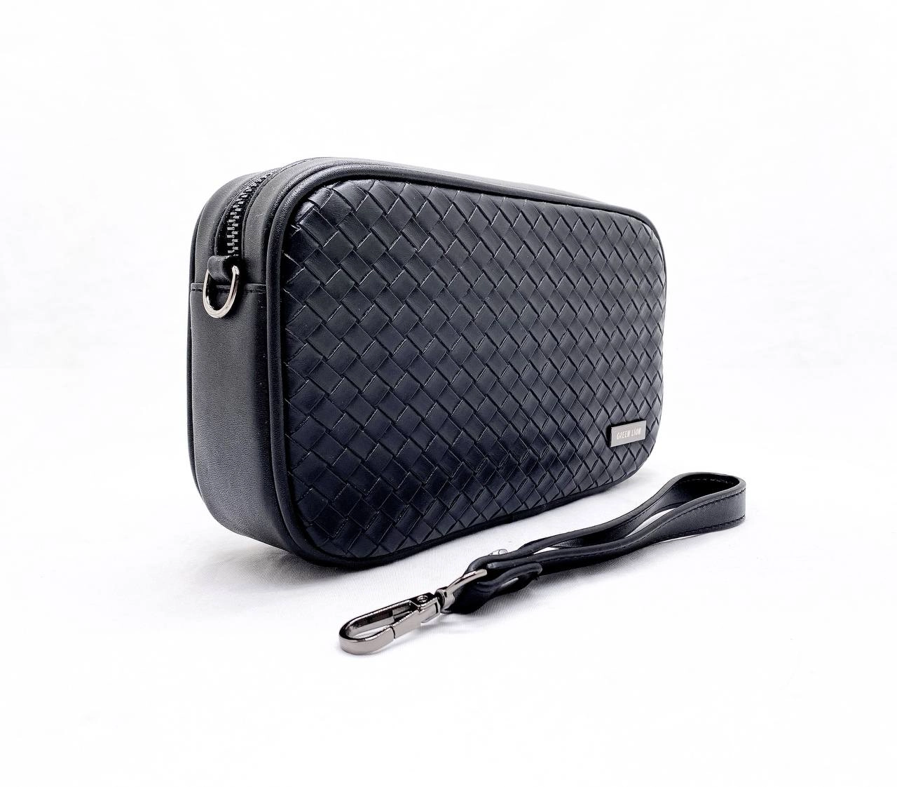 Green Lion Verso Clutch Bag qora sumkasi sotib olish