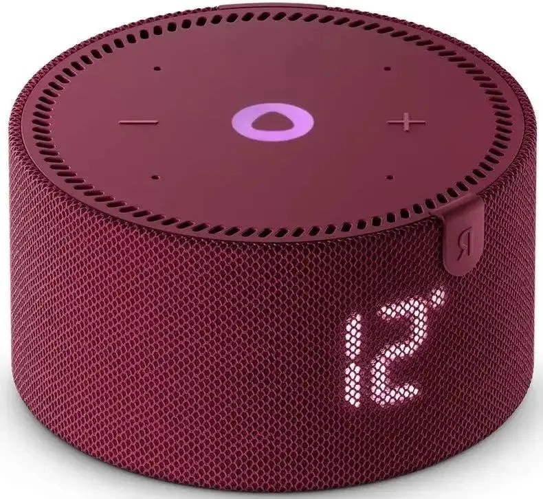 Yandex Stansiya Mini qizil ekranli aqlli kolonkasi O'zbekistonda