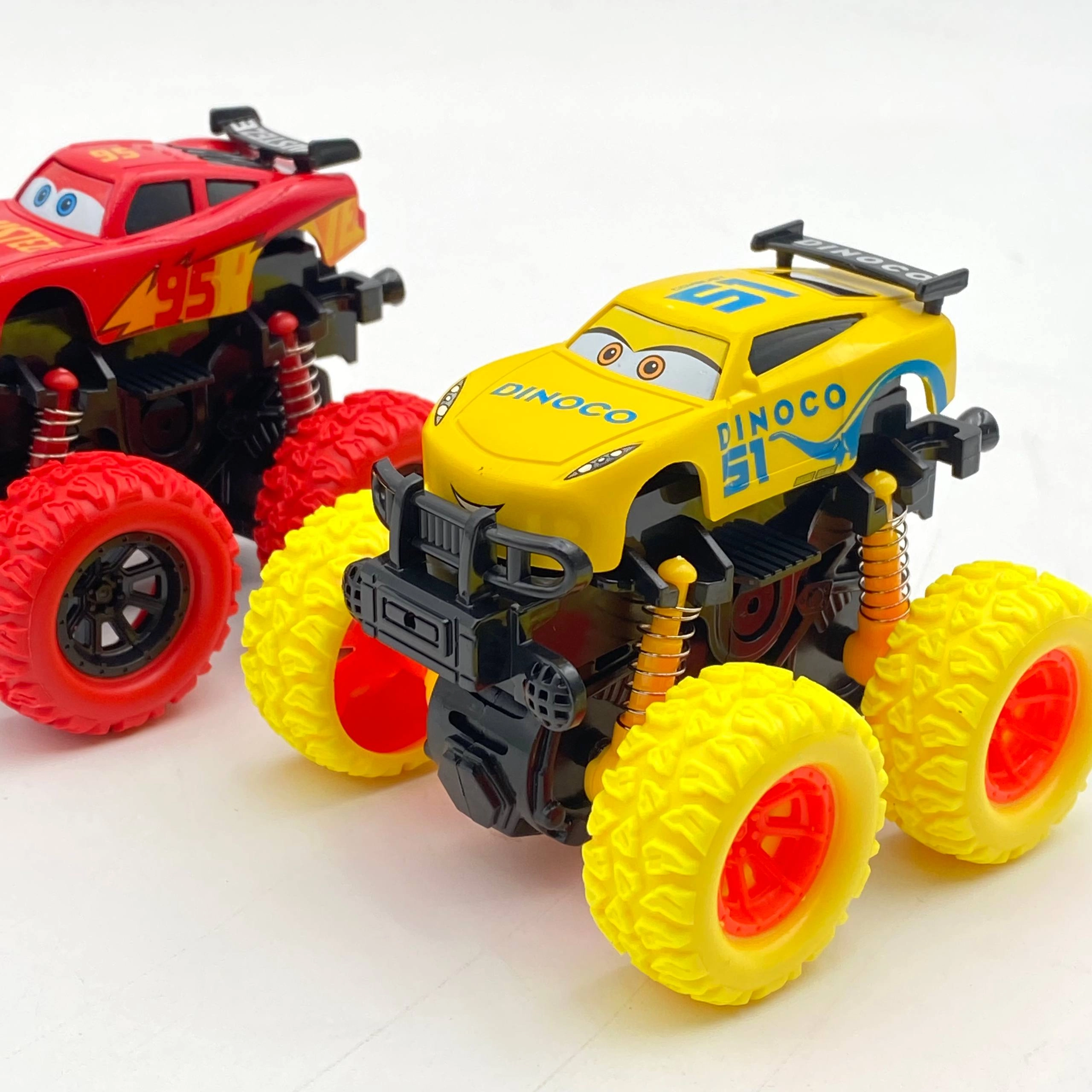 Cars Series Inertia Stunt Off-Road Vehicle CB6898E o'yinchoq mashina modeli, Yellow O'zbekistonda