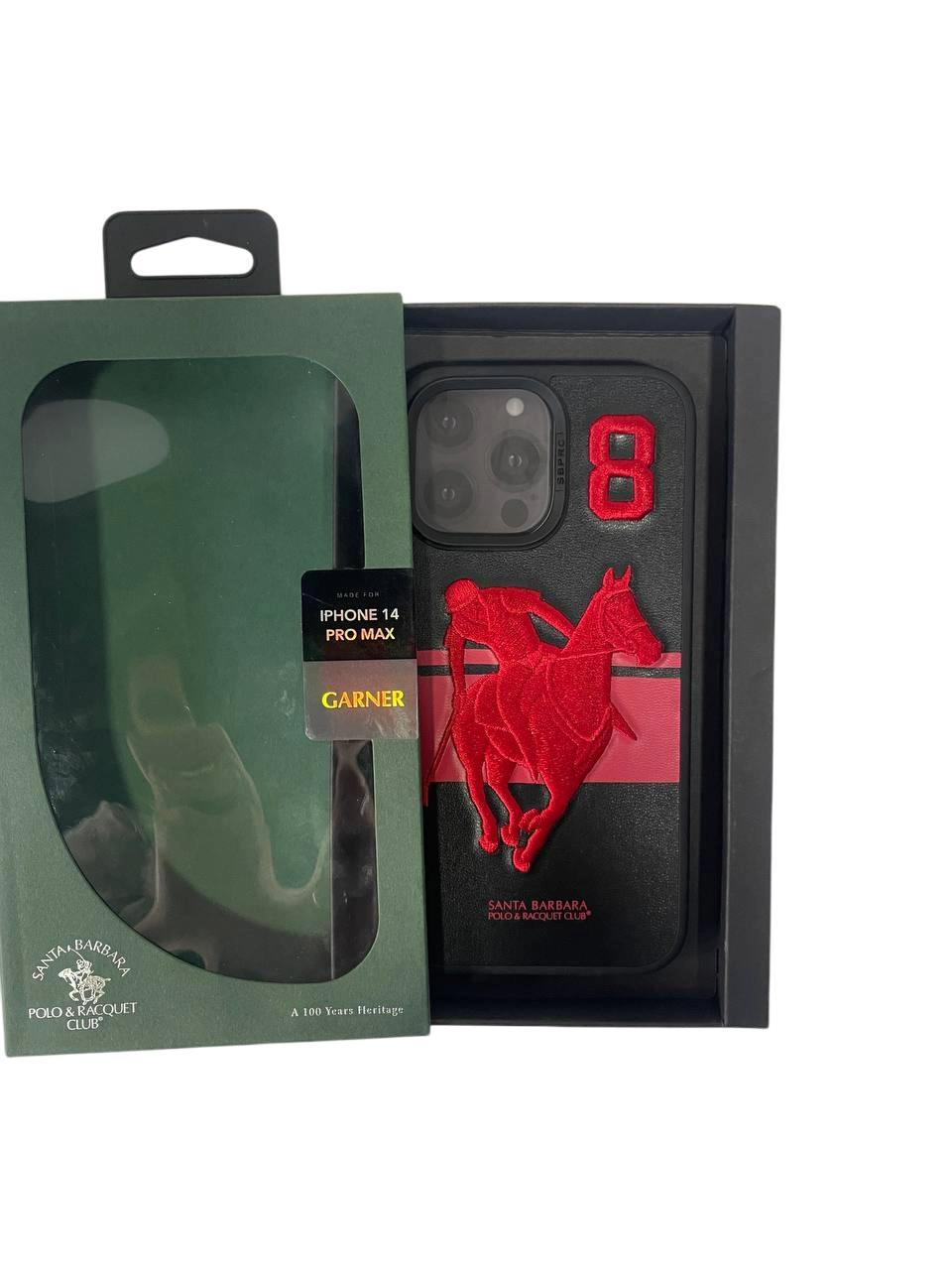 Чехол с вышивкой "GARNER" Santa Barbara Polo для iPhone 14 Pro max в Узбекистане