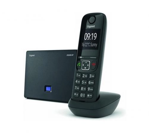 Gigaset AS690 IP RUS BLACK radiotelefoni sotib olish